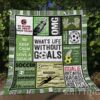 Goals Men Quilt Blanket  Quilt